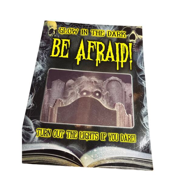 Glow in the Dark Be Afraid! 2017 Holographic Halloween Book 8.5x11 Paperback - Picture 2 of 11